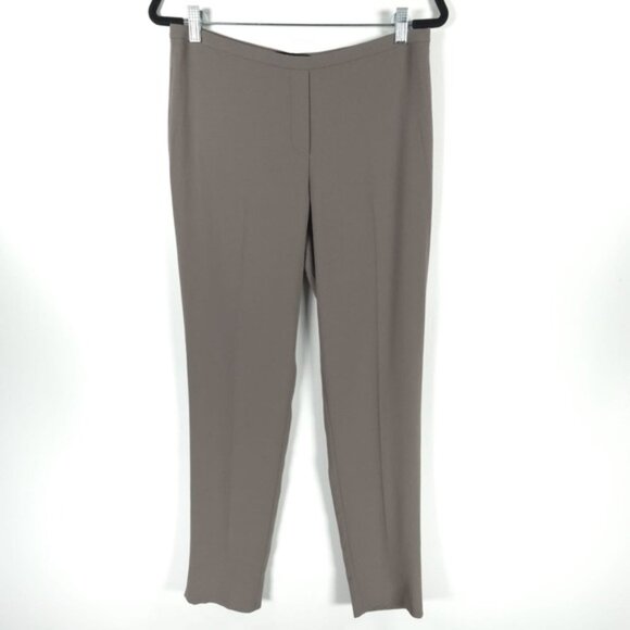 NWT ELIE TAHARI MARCIA Crepe Dress Pants Slim-Cut Trouser Style‎ E4087206 Size 6 - Picture 1 of 12